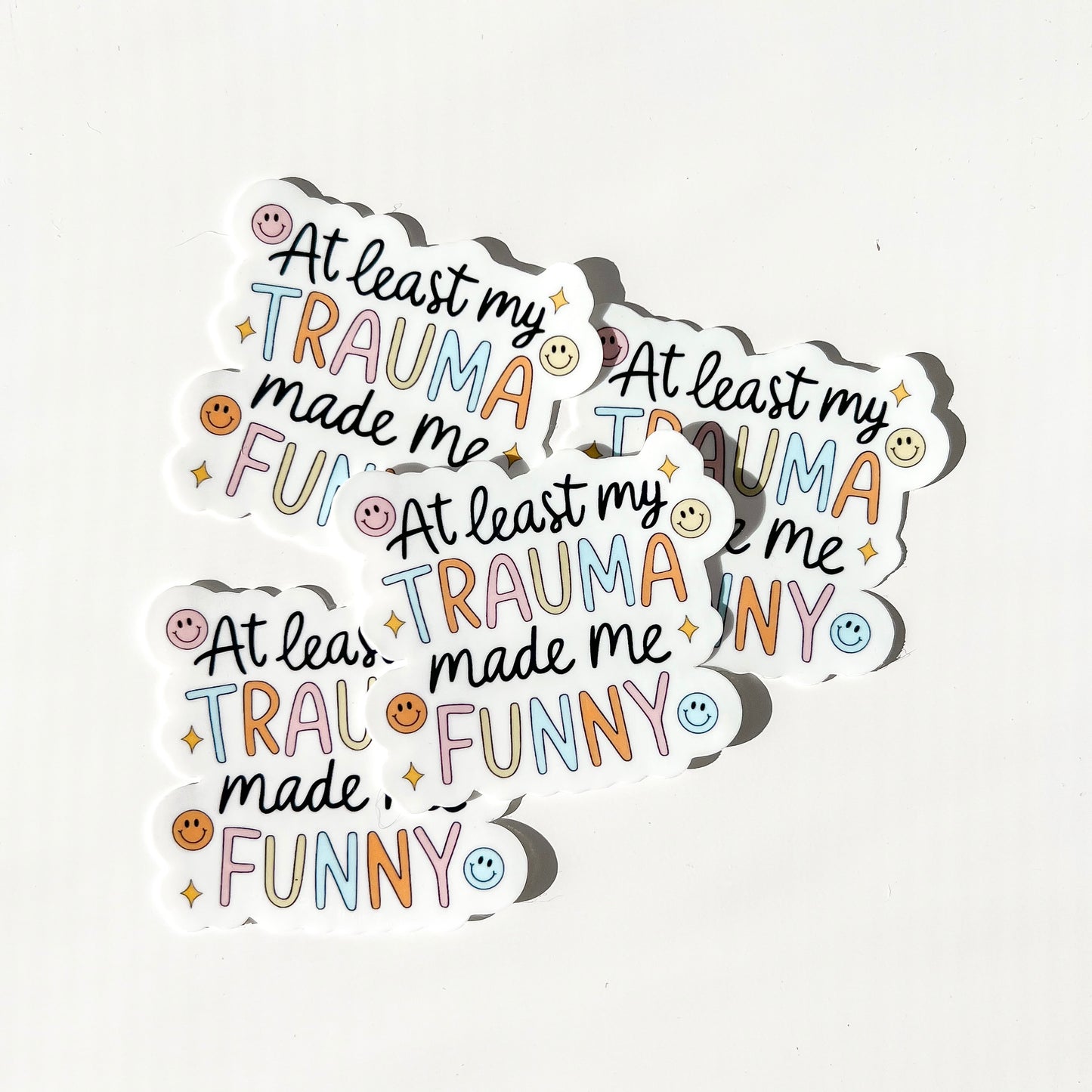 Trauma Sticker | Funny | Mental Health | Vinyl