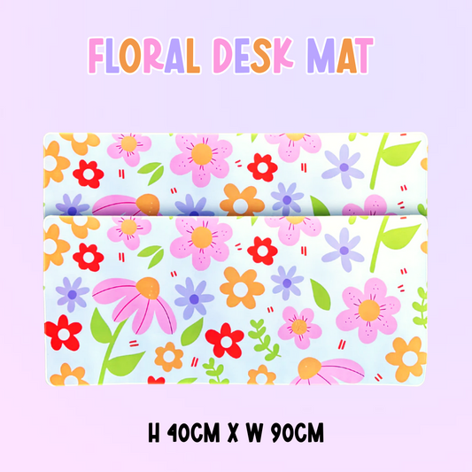 Floral Desk Mat
