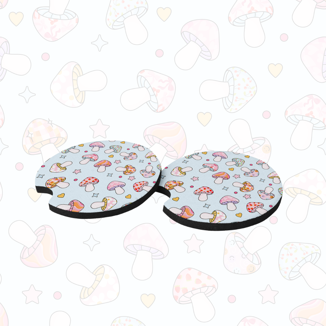 Car Coasters - Shrooms