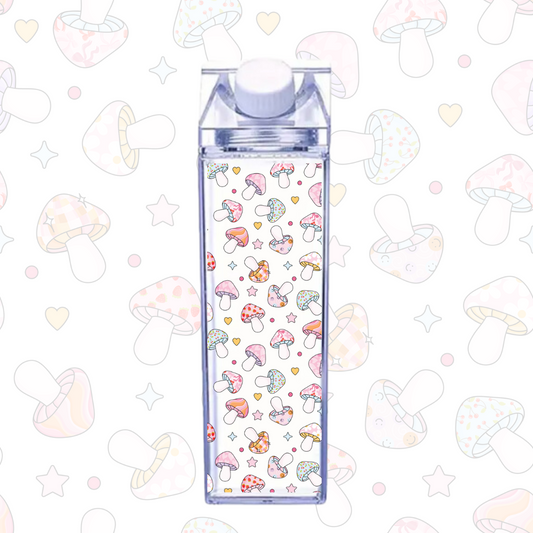 Milk Carton bottle | Shrooms | Cute | Demure | Girlie