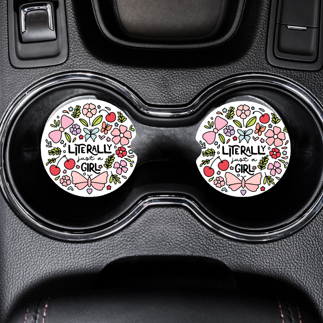 Car Coasters - Just a Girl