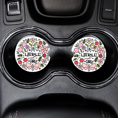 Car Coasters - Just a Girl