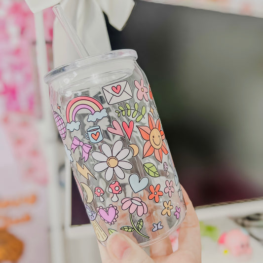 Doodles Plastic Cup