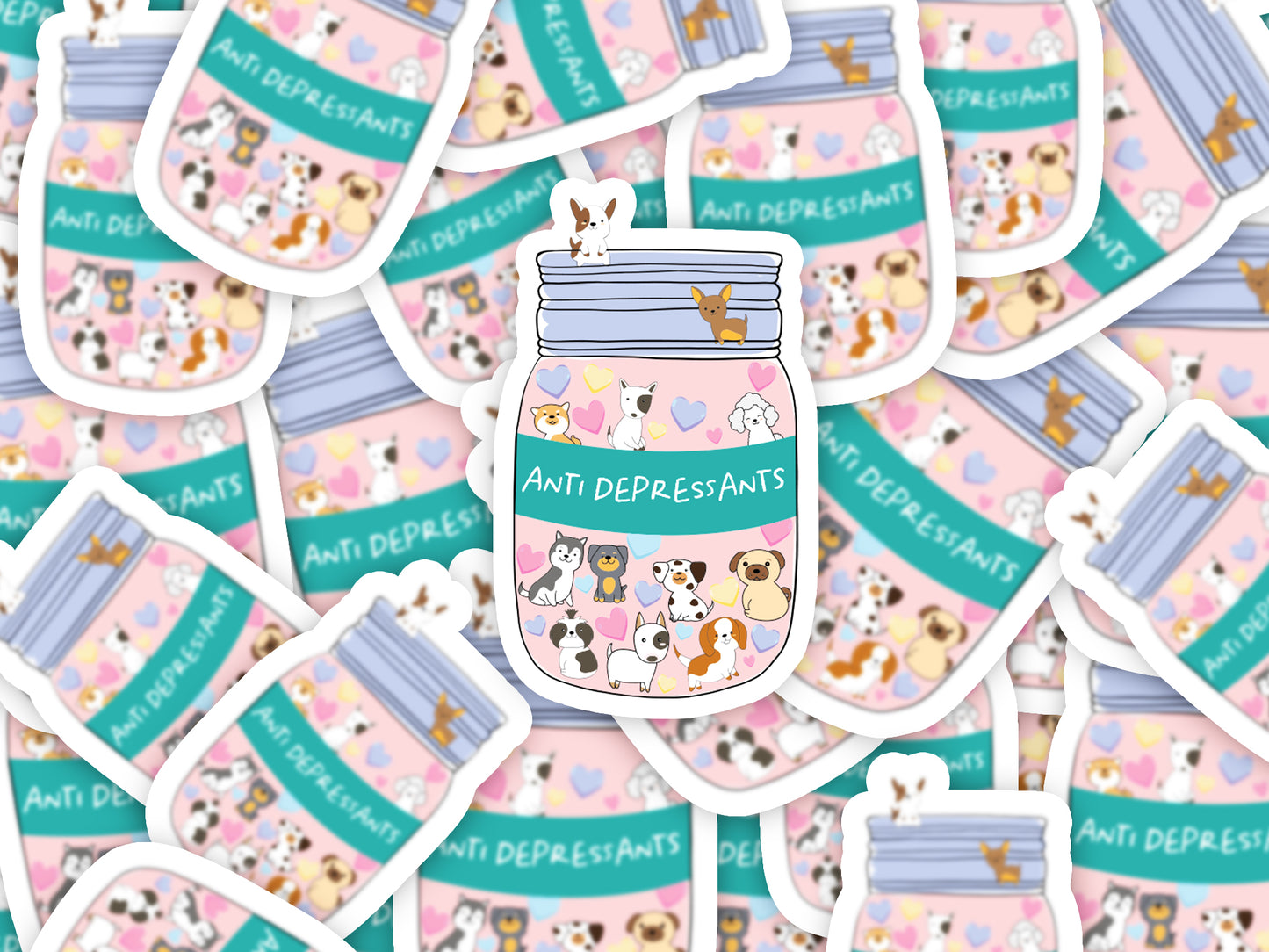 Anti-Depressants Sticker