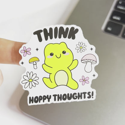 Think Hoppy Thoughts Sticker