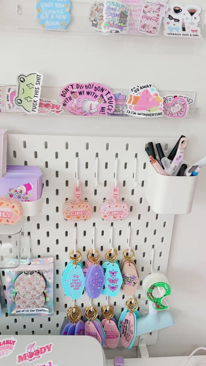 Brunch Girly Keychain