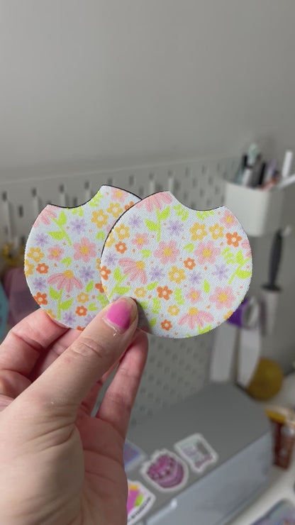 Car Coasters - Spring