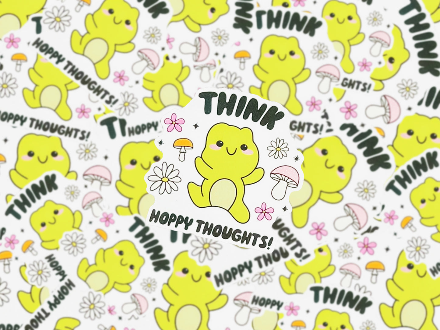 Think Hoppy Thoughts Sticker